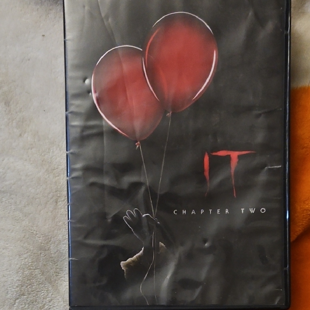 Warner Bros. IT Chapter Two DVD - Red and Black Cover